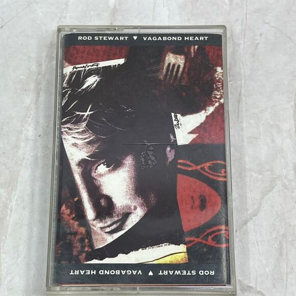 None Other - Rod Stewart Vagabond Heart Cassette Tape Ti5-CT3